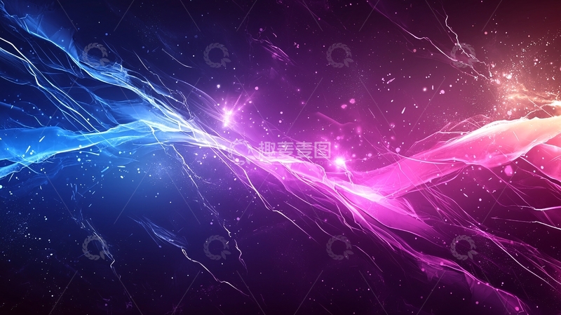 高清大图下载【趣麦麦图】绚丽星空宇宙背景图