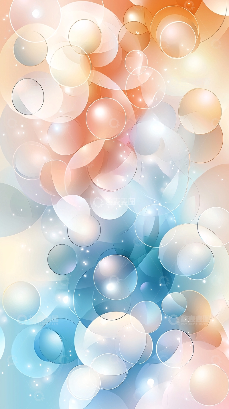 高清大图下载【趣麦麦图】梦幻光斑背景图案