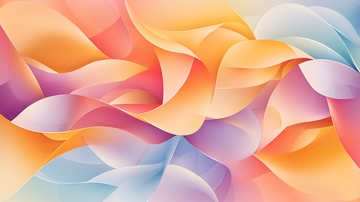 彩色抽象花瓣背景