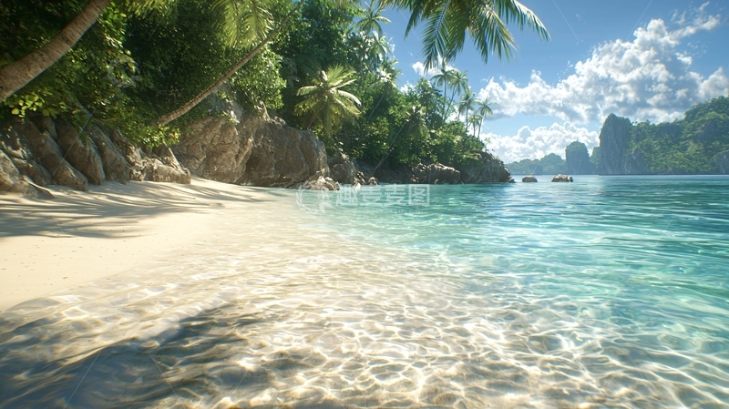 高清大图下载【趣麦麦图】热带海滩高清图片