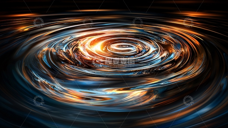 高清大图下载【趣麦麦图】旋转星云般的抽象漩涡