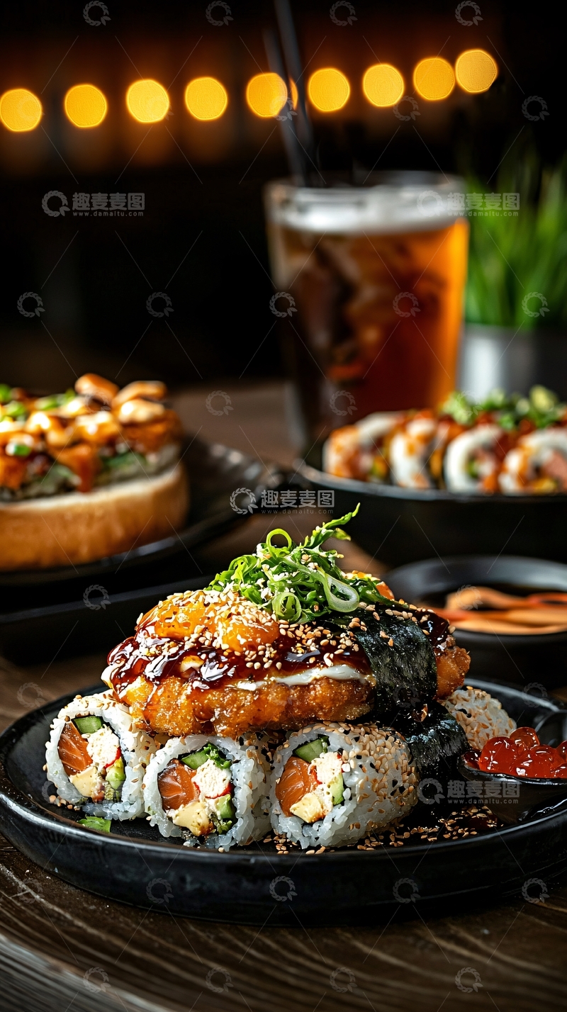 高清大图下载【趣麦麦图】精致日式美食拼盘