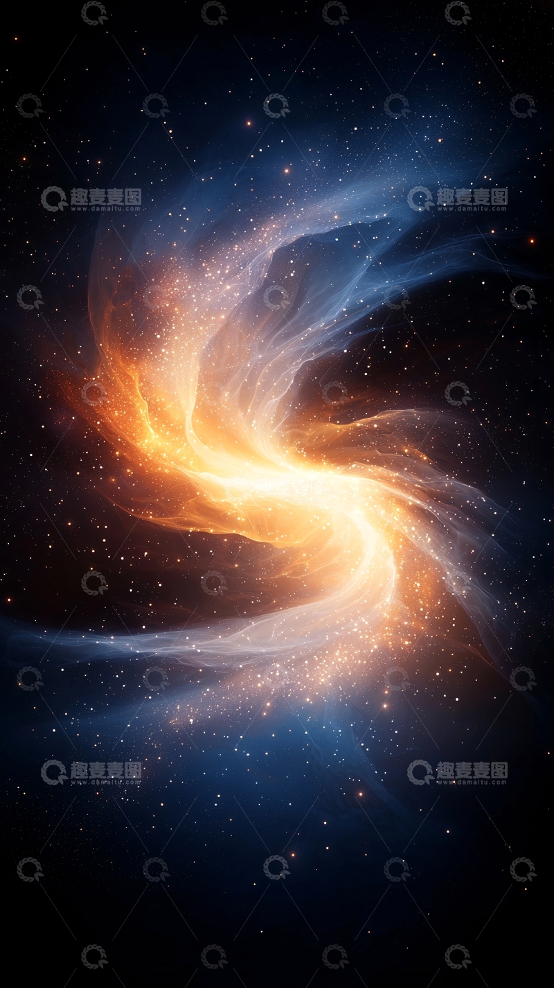 高清大图下载【趣麦麦图】漩涡状星云高清图片