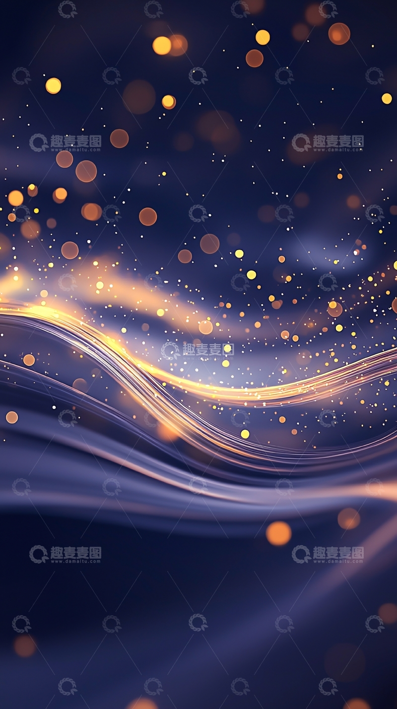 高清大图下载【趣麦麦图】蓝色光晕背景