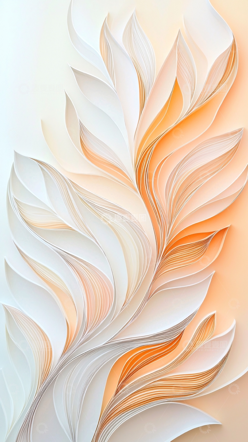高清大图下载【趣麦麦图】纸艺羽毛高清图片