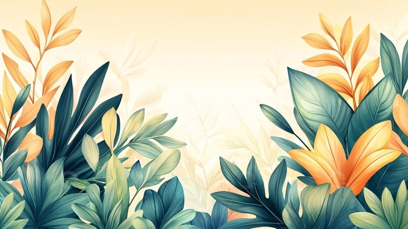 高清大图下载【趣麦麦图】清新植物背景