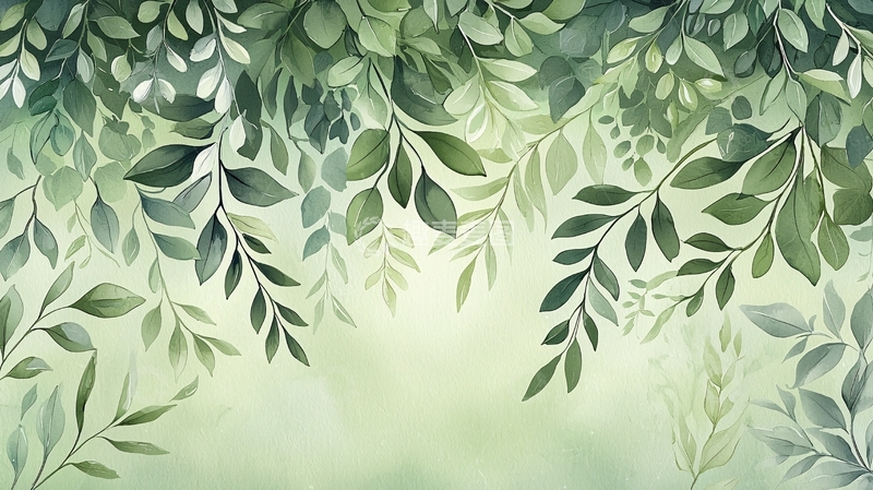 高清大图下载【趣麦麦图】绿色树叶高清图片