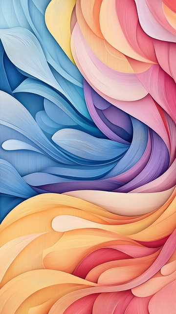 抽象水彩波浪纹理