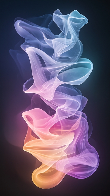 彩色烟雾渐变抽象背景