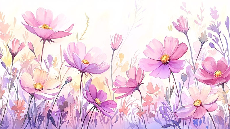 高清大图下载【趣麦麦图】粉色花朵高清图片