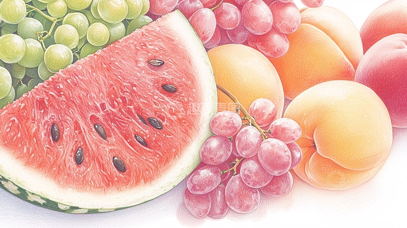高清大图下载【趣麦麦图】新鲜水果拼盘