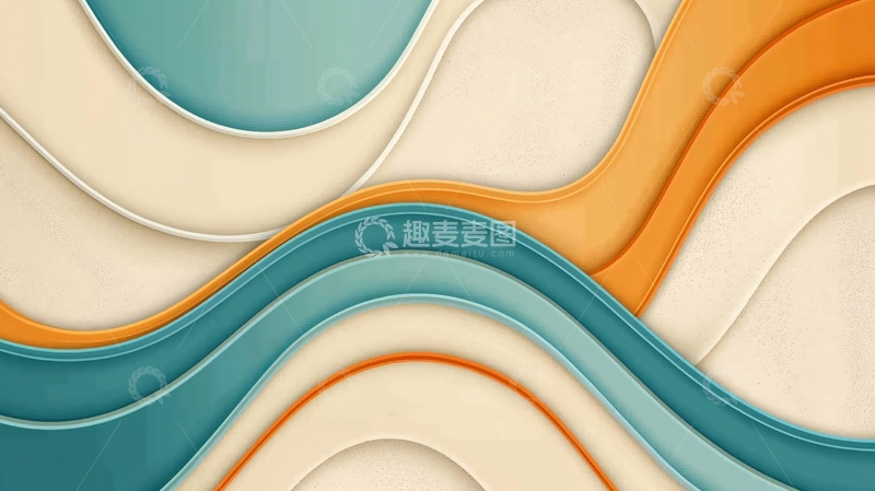 高清大图下载【趣麦麦图】抽象波浪图案
