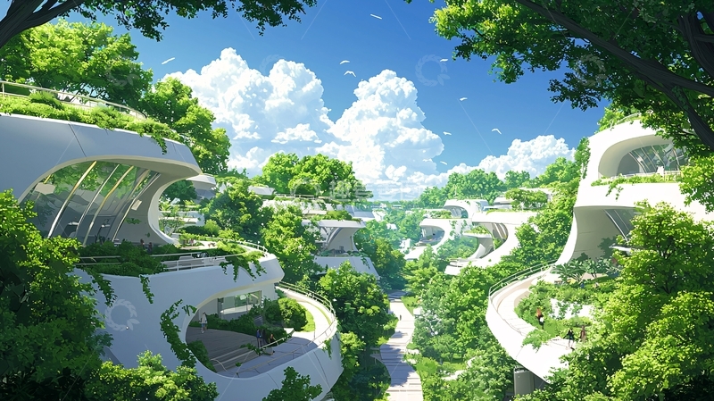 高清大图下载【趣麦麦图】未来城市景观6