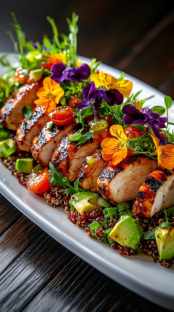 美味鸡肉藜麦沙拉