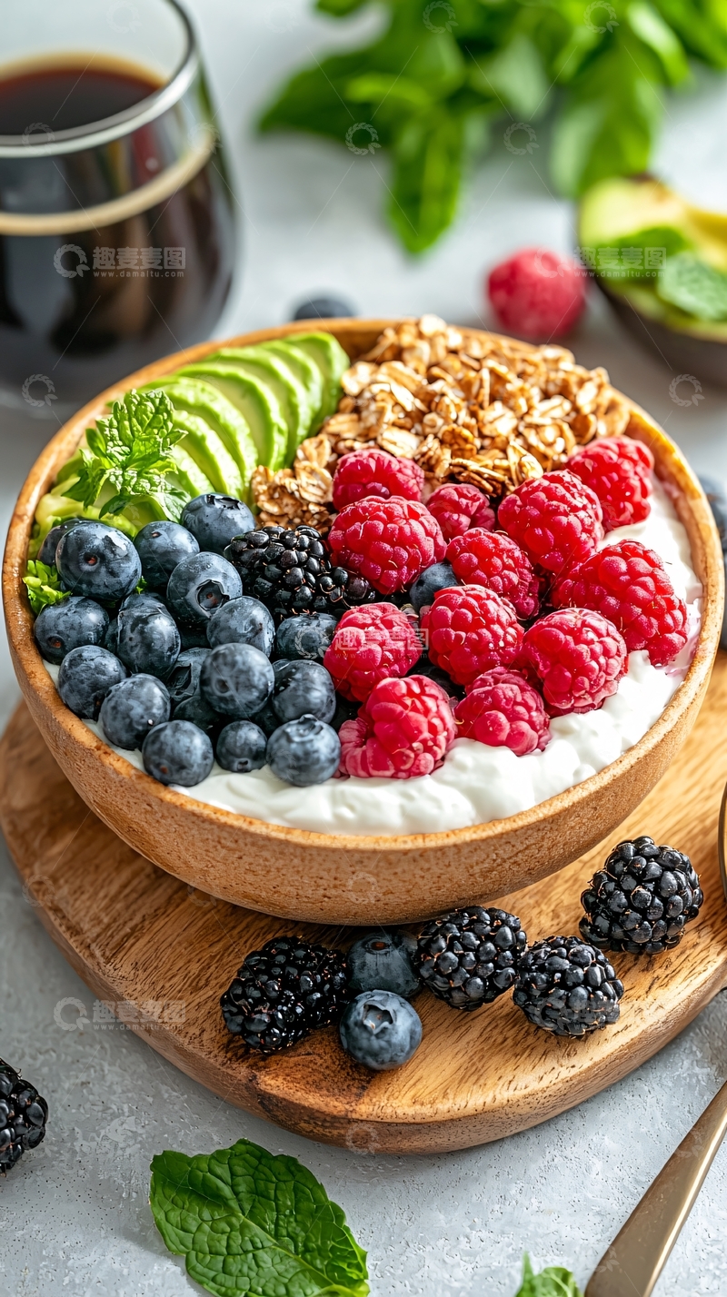 高清大图下载【趣麦麦图】早餐碗高清图片