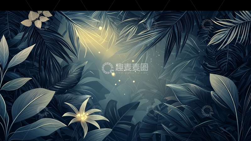 高清大图下载【趣麦麦图】神秘幽暗的丛林深处