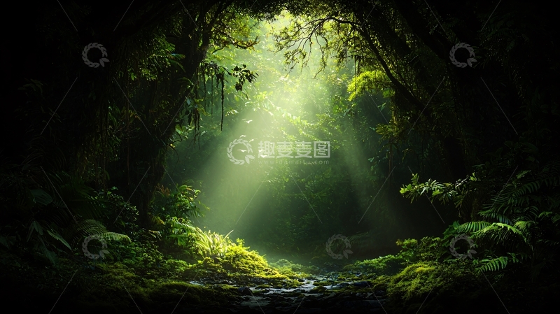 高清大图下载【趣麦麦图】神秘洞穴高清图片