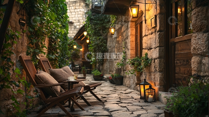 高清大图下载【趣麦麦图】幽静的小巷高清图片