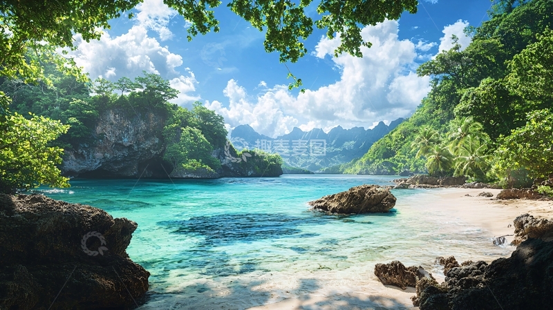 高清大图下载【趣麦麦图】热带海岛高清图片