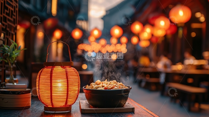 高清大图下载【趣麦麦图】中国新年庆祝场景