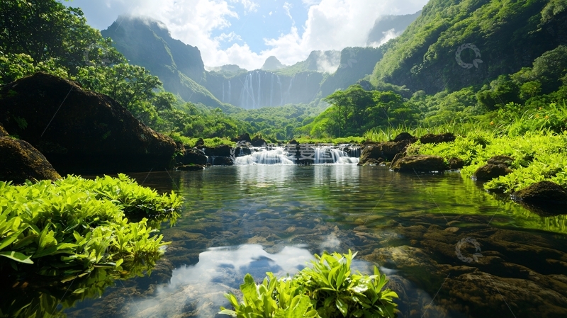 高清大图下载【趣麦麦图】山清水秀的自然风光