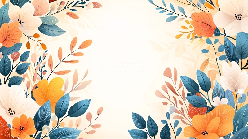 高清大图下载【趣麦麦图】花卉植物清新背景