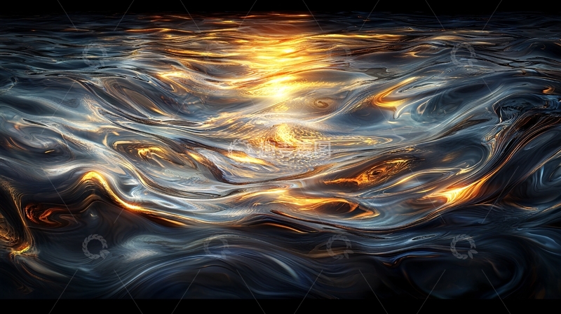 高清大图下载【趣麦麦图】波光粼粼的海洋