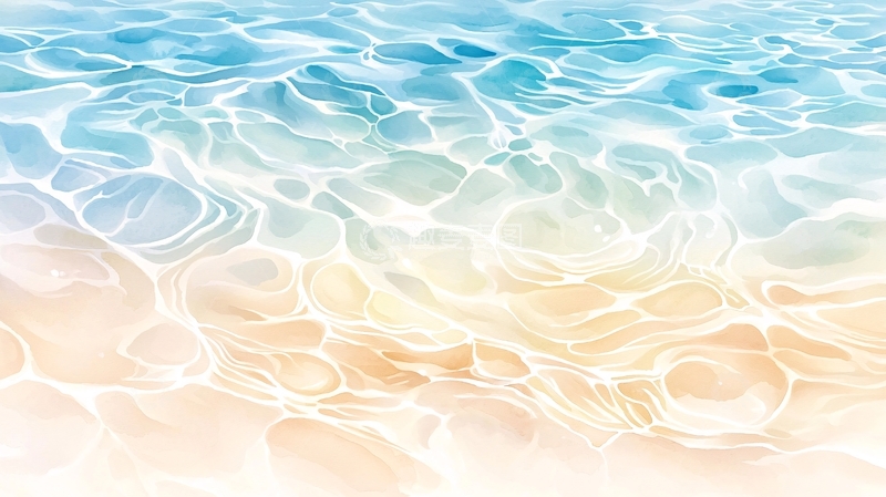 高清大图下载【趣麦麦图】波光粼粼的清澈水面