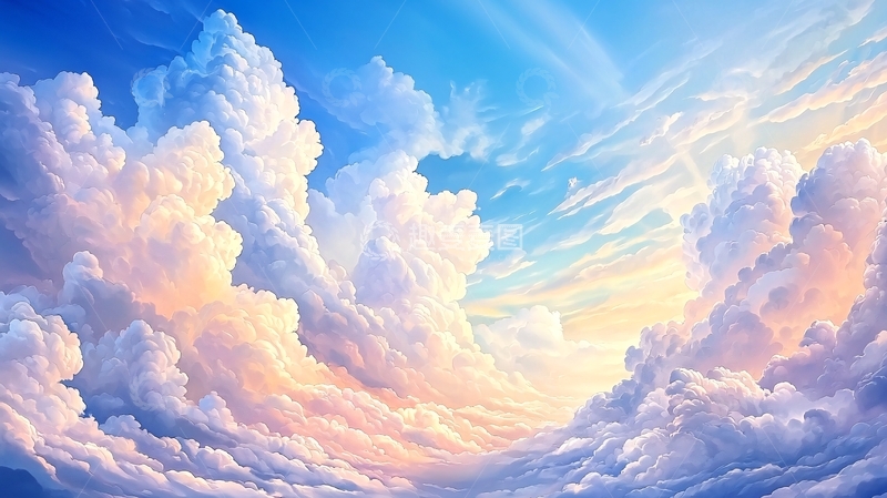 高清大图下载【趣麦麦图】蓬松的云朵高清图片