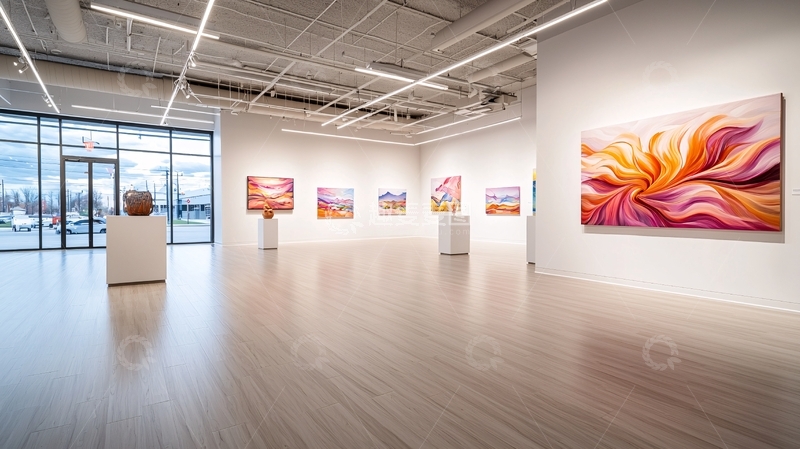 高清大图下载【趣麦麦图】现代艺术画廊