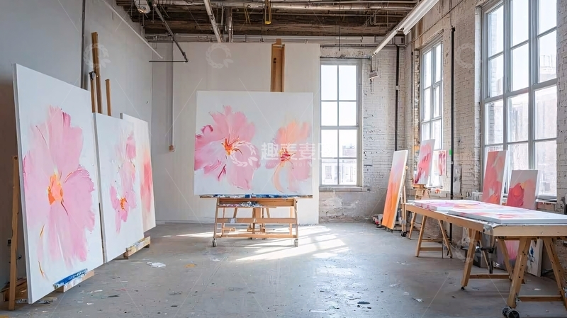 高清大图下载【趣麦麦图】画室高清图片