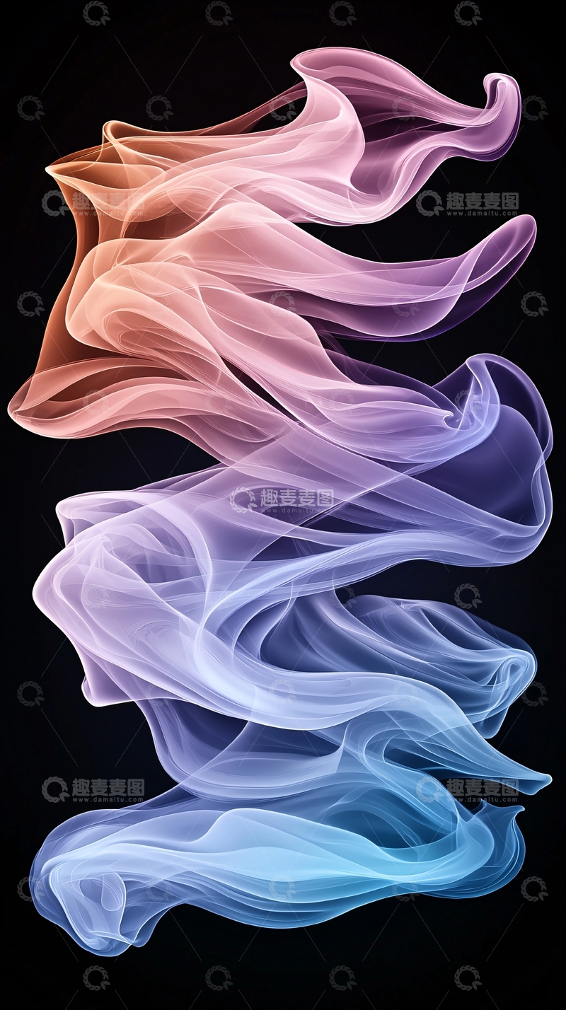 高清大图下载【趣麦麦图】彩色烟雾高清图片