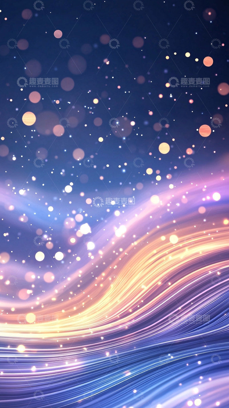 高清大图下载【趣麦麦图】梦幻星空背景