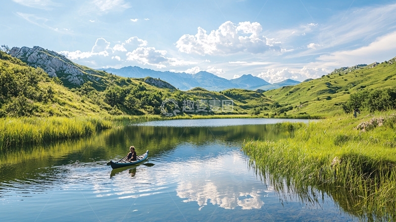 高清大图下载【趣麦麦图】湖光山色高清图片