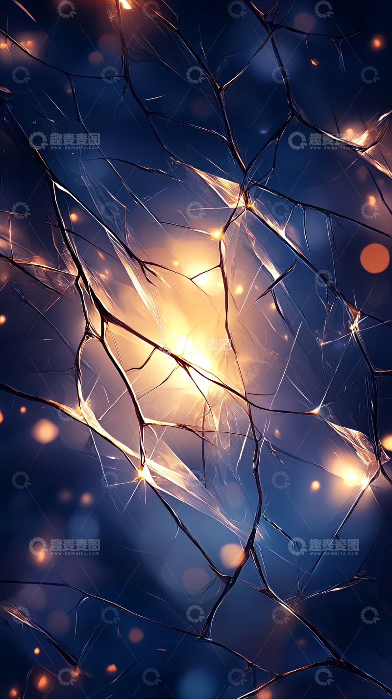 高清大图下载【趣麦麦图】破碎的玻璃高清图片