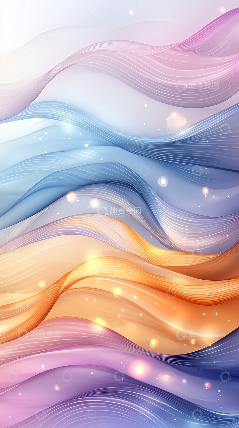 梦幻渐变丝绸光泽背景