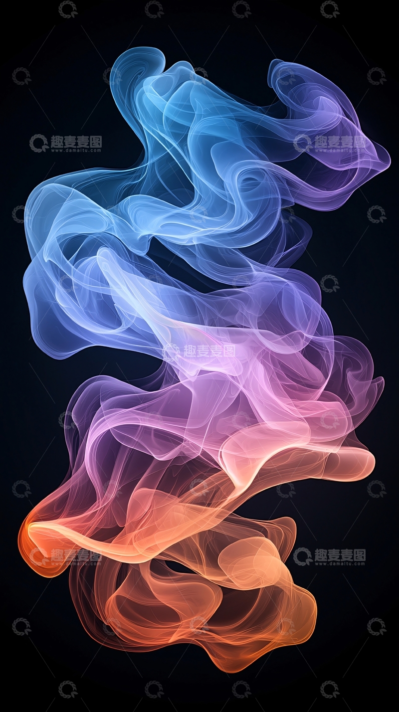 高清大图下载【趣麦麦图】彩色烟雾效果