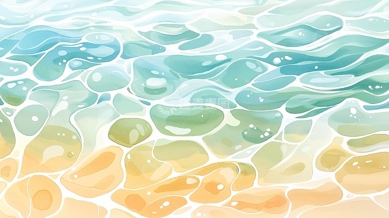 高清大图下载【趣麦麦图】水面波光粼粼的梦幻感