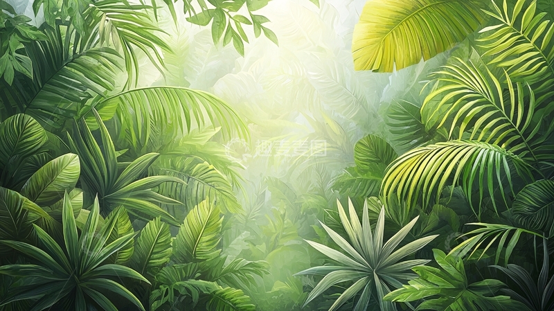 高清大图下载【趣麦麦图】热带雨林高清图片
