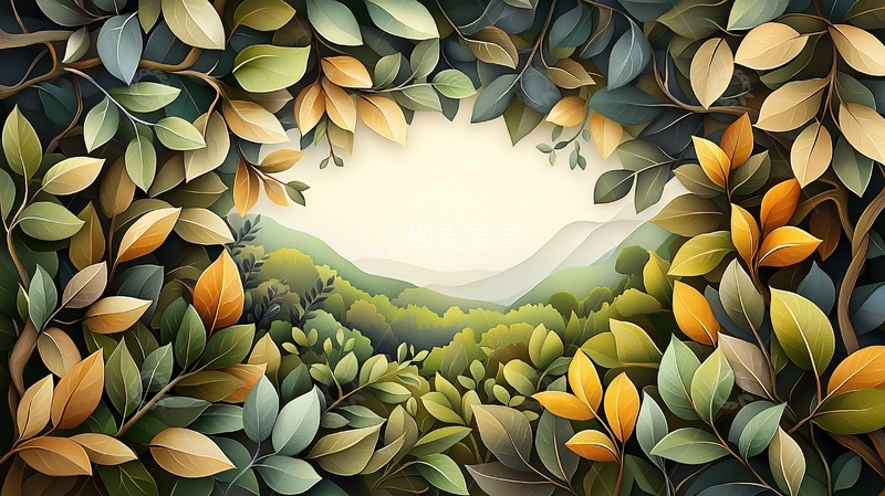 高清大图下载【趣麦麦图】森林景观高清图片