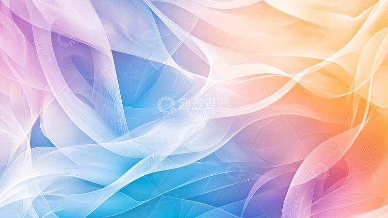 高清大图下载【趣麦麦图】色彩柔和的抽象背景