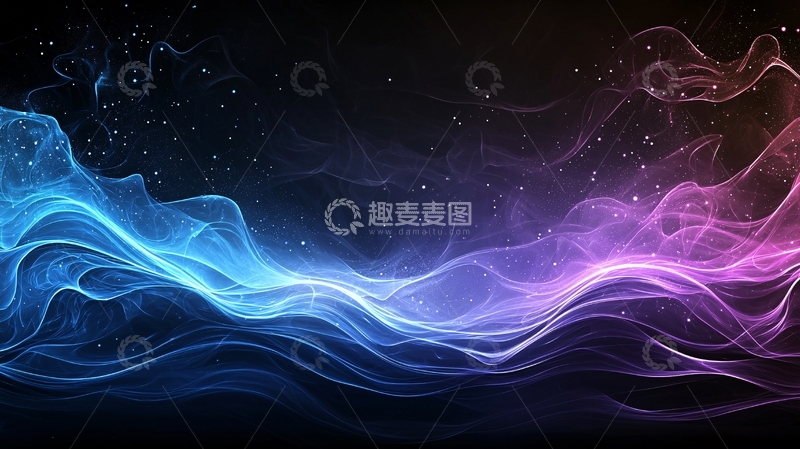 高清大图下载【趣麦麦图】抽象流动曲线