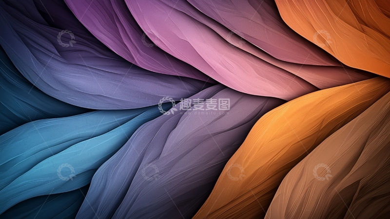 高清大图下载【趣麦麦图】抽象彩色纹理背景