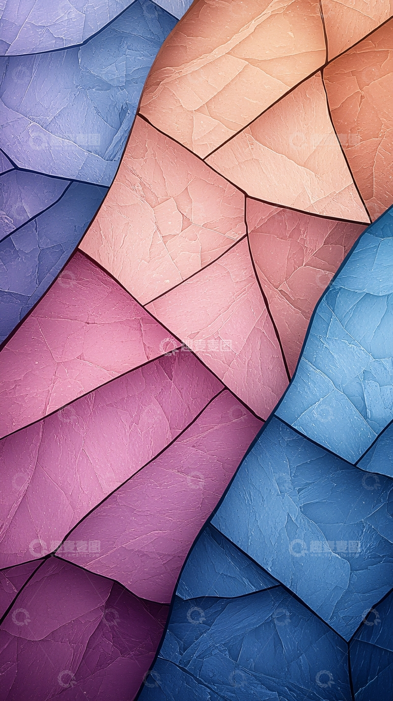 高清大图下载【趣麦麦图】抽象彩色拼接