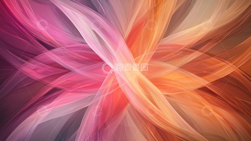 高清大图下载【趣麦麦图】色彩流动的抽象背景