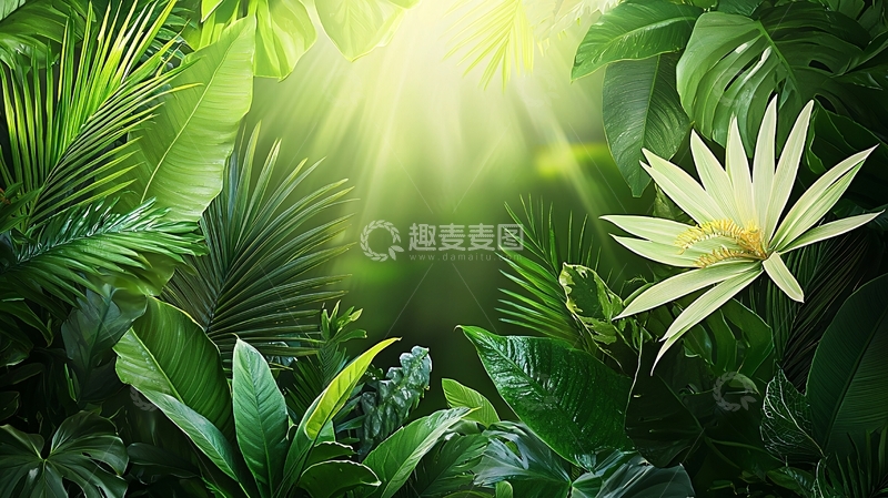 高清大图下载【趣麦麦图】热带雨林高清图片