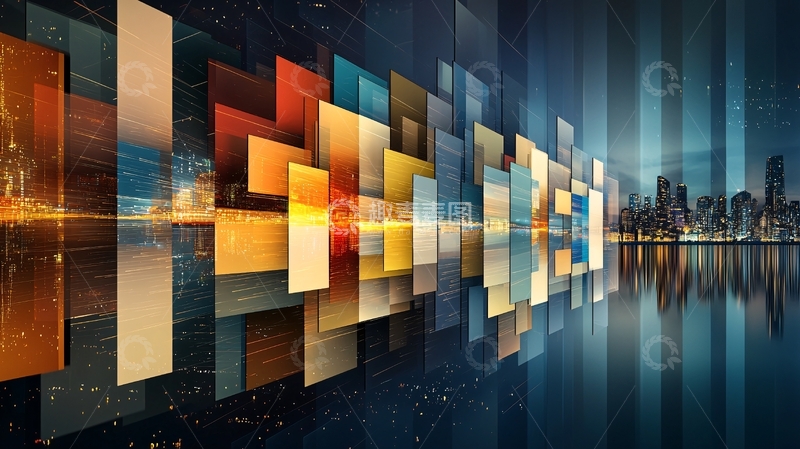 高清大图下载【趣麦麦图】抽象城市景观