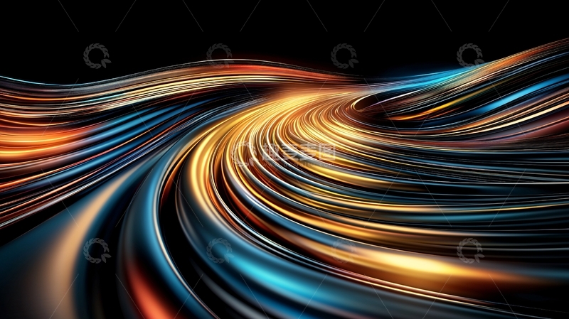 高清大图下载【趣麦麦图】光线流动抽象背景