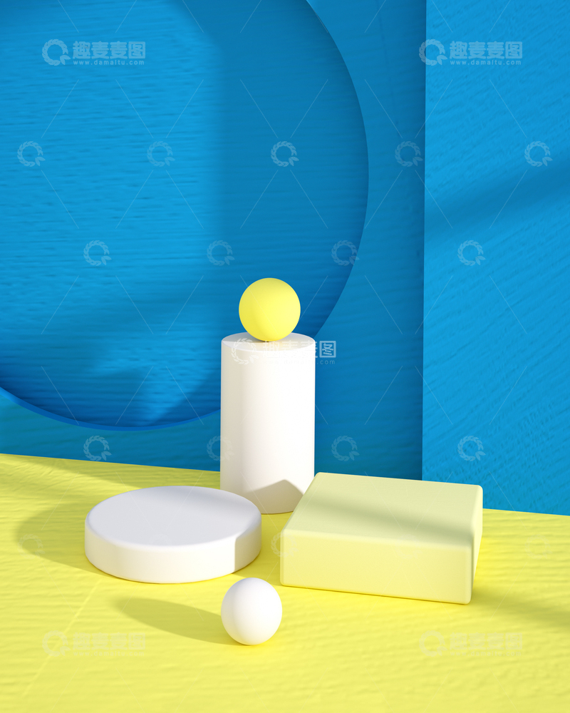 电商立体创意背景图45