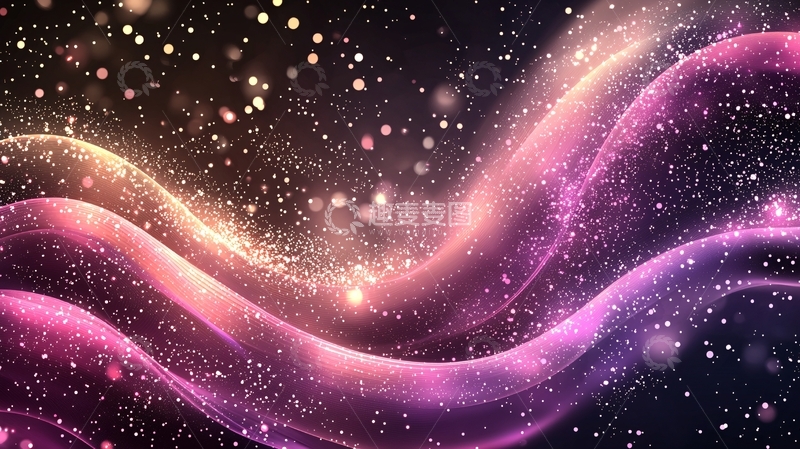 高清大图下载【趣麦麦图】星云宇宙背景绚丽光效